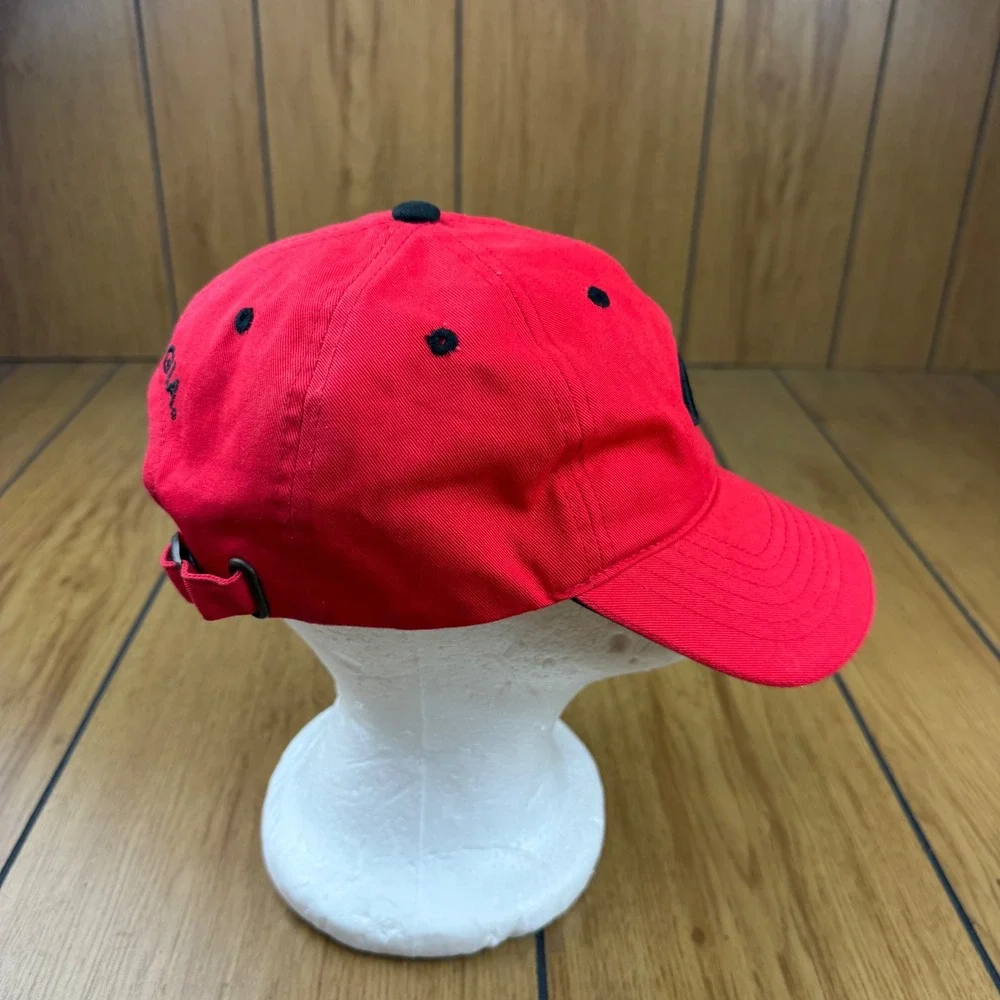 Colosseum Georgia Bulldogs Hat Red Adjustable Baseball Cap NCAA Collegiate